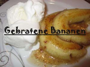 Gebratene Bananen mit Honig Rezept von Lila Kuchen