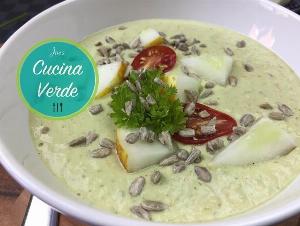 Grüne Gazpacho Suppe (kalt) Rezept von JOES CUCINA VERDE