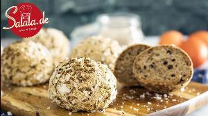 Brotbällchen mit Kümmel und Salz - Ketogen Rezept von Low Carb mit Vroni & Nico