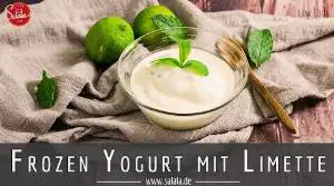 Frozen Yogurt mit Limette und Minze Rezept von Low Carb mit Vroni & Nico