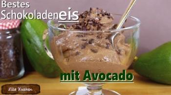 Schokoladeneis mit Avocado Rezept von Lila Kuchen