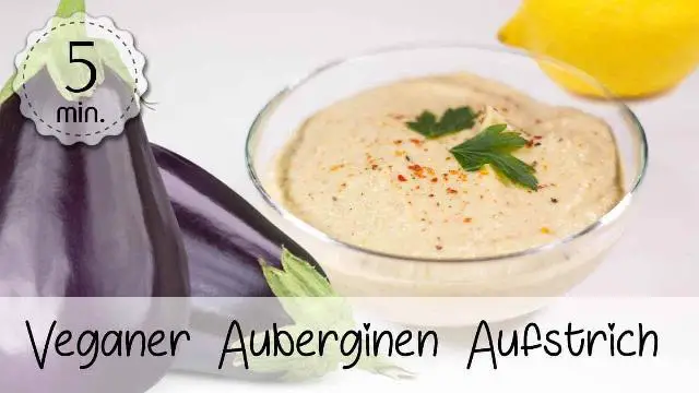Auberginen Aufstrich mit Tahin - Rezept | Fudii.online
