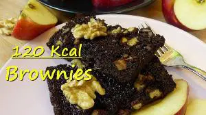 Gesunde Apfel-Brownies Rezept von Lila Kuchen