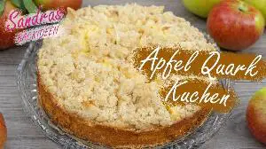 Apfel-Quark Kuchen Rezept von Sandras Backideen