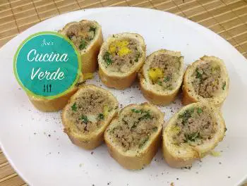 Baguette mit Hackfleisch gefüllt Rezept von JOES CUCINA VERDE