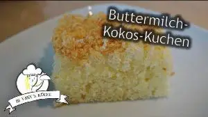 Buttermilch-Kokos Kuchen Rezept von Vanys Küche