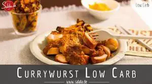 Currywurst mit Low Carb Currysauce Rezept von Low Carb mit Vroni & Nico