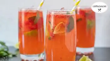 Erdbeer-Limetten Cocktail ohne Alkohol Rezept von Löffelleicht