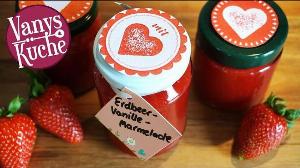 Erdbeer-Vanille Marmelade Rezept von Vanys Küche
