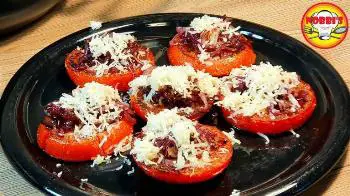 Tomaten gebraten mit Parmesan Rezept von Nobbis Kochstunde