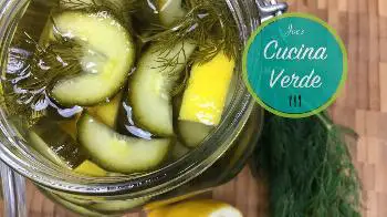 Gurken mit Zitrone einlegen Rezept von JOES CUCINA VERDE