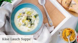 Käse-Lauch Suppe mit Hackfleisch Rezept von Löffelleicht