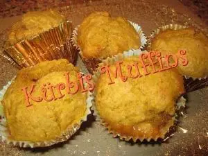 Kürbis Muffins mit Karamell Rezept von Lila Kuchen
