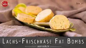 Lachs-Frischkäse Fat Bombs Rezept von Low Carb mit Vroni & Nico