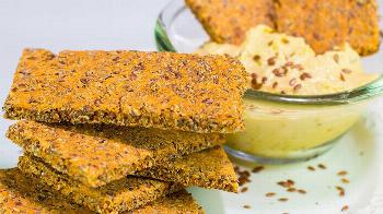 Leinsamen-Cracker selber machen Rezept von Unsere Vegane Küche