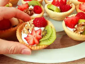 Mini Obst-Pudding-Tarte Rezept von P&S Backparadies