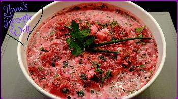 Kalte rote Beete Suppe Rezept von Anna