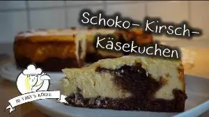 Schoko-Kirsch-Käsekuchen - Thermomix® Rezept von Vanys Küche