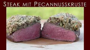 Steak mit Pecannusskruste | BBQ & Grill Rezept von Rurtalgriller