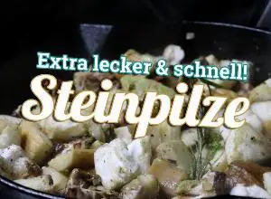 Steinpilz-Pfanne Rezept von ALIEN-BBQ