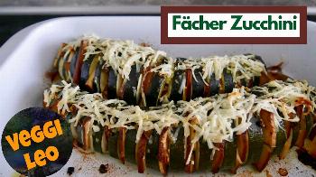 Fächer-Zucchini vegan Rezept von Veggi Leo