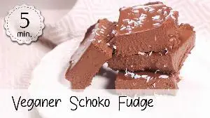 Veganer Schoko Fudge Brownie Rezept von Unsere Vegane Küche