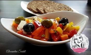 Paprika-Ziegenkäse Salat Rezept von Alexandras Food Lounge