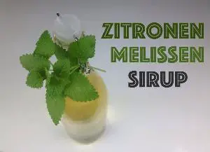 Zitronenmelisse-Sirup selber machen Rezept von JOES CUCINA VERDE